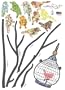 Easy Instant Wall Decorations Stickers - Birds in Tree