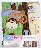 Just Born 4 Piece Crib Bedding Set - Animal Adventure