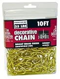 Lehigh 10-Foot Decorative Chain, Brass #C405PK