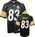 Heath Miller Pittsburgh Steelers Black NFL Replica Jersey