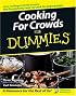 Cooking For Crowds For Dummies (For Dummies (Cooking))