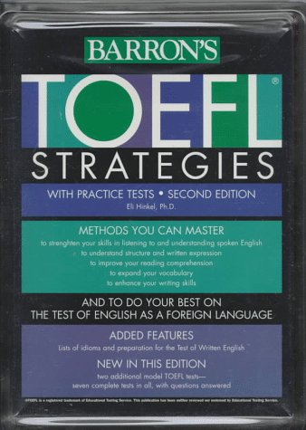 toefl strategies with practice tests with cassettes