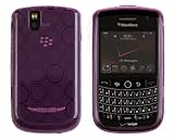 Soft Gel Circles Case for BlackBerry Tour 9630 - Purple