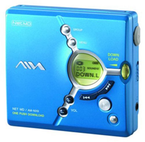 Childrens Toyshop  Electronics : Aiwa AMNX9-BLU Personal Mini Disc Net Md Recorder Blue