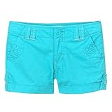 Girls' Xhilaration Solid Shorts - Freshwater