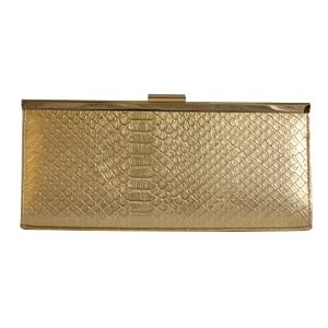 Buy Fish Skin Leather Design, Metal Frame - Evening Bag - Alaska by Carlo Fellini