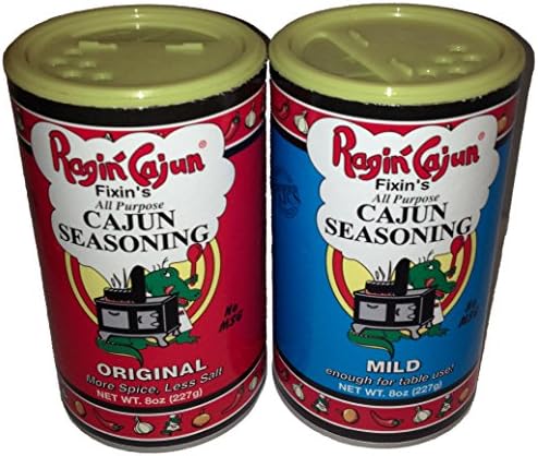 Ragin Cajun Original & Mild Seasoning 8oz Each (2pc)