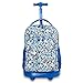 J World New York Sunny Rolling Backpack for School & Travel, 17 inch