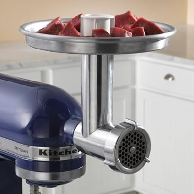 ChefsChoice Chefs Choice Meat Grinder Attachment for KitchenAid, Stainless Steel
