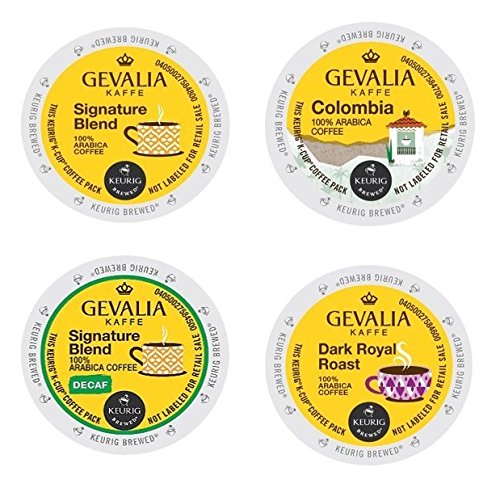 20 Count - Gevalia Variety Single Serve Coffee Packs For Keurig K Cup Brewer - Signature Blend, Columbia Roast, Dark Royal Roast