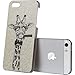 iPhone 5S Case, iPhone SE Case, ESR Illustrators Series Protective Case [Good Grip] with Aesthetic Print Hard Back Cover for iPhone 5/5s/SE (Tycoon Giraffe)