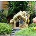 u-hoMEy Miniature Fairy Garden Stone House Statue Home Decoration Outdoor Decor