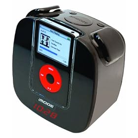 iMode Alarm Clock Radio with iPod Docking Station (Black)