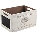 Holzkiste Kiste Epicerie Fine mit Tafel