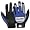 Franklin Digital Pro Flex Batting Glove ( sz. S, Black/Royal )