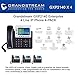 Grandstream GXP2140 4-Line IP Phone, 4.3 LCD, PoE, Bluetooth. Bundle of 4