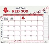 Turner Boston Red Sox 2016 Desk Calendar, January-December 2016, 22 x 17" (8061500)