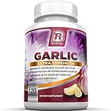 BRI Nutrition Odorless Garlic - 120 Softgels - 1000mg Pure And Potent Garlic Allium Sativum Supplement (Maximum Strength) - 60 Day Supply