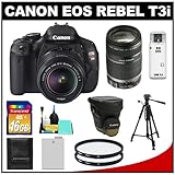 Canon EOS Rebel T3i 18.0 MP Digital SLR Camera Body & EF-S 18-55mm IS II Le ....