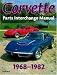 Corvette Parts Interchage Manual 1968-1982