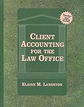 Client Accounting for Law Firm (Book with Diskette (Lq-Paralegal)