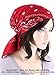 Paisley Bandana Scarf Pre Tied Cotton Chemo Hat Turban for Cancer Black