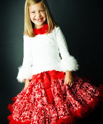 Lace Pettiskirt in Red