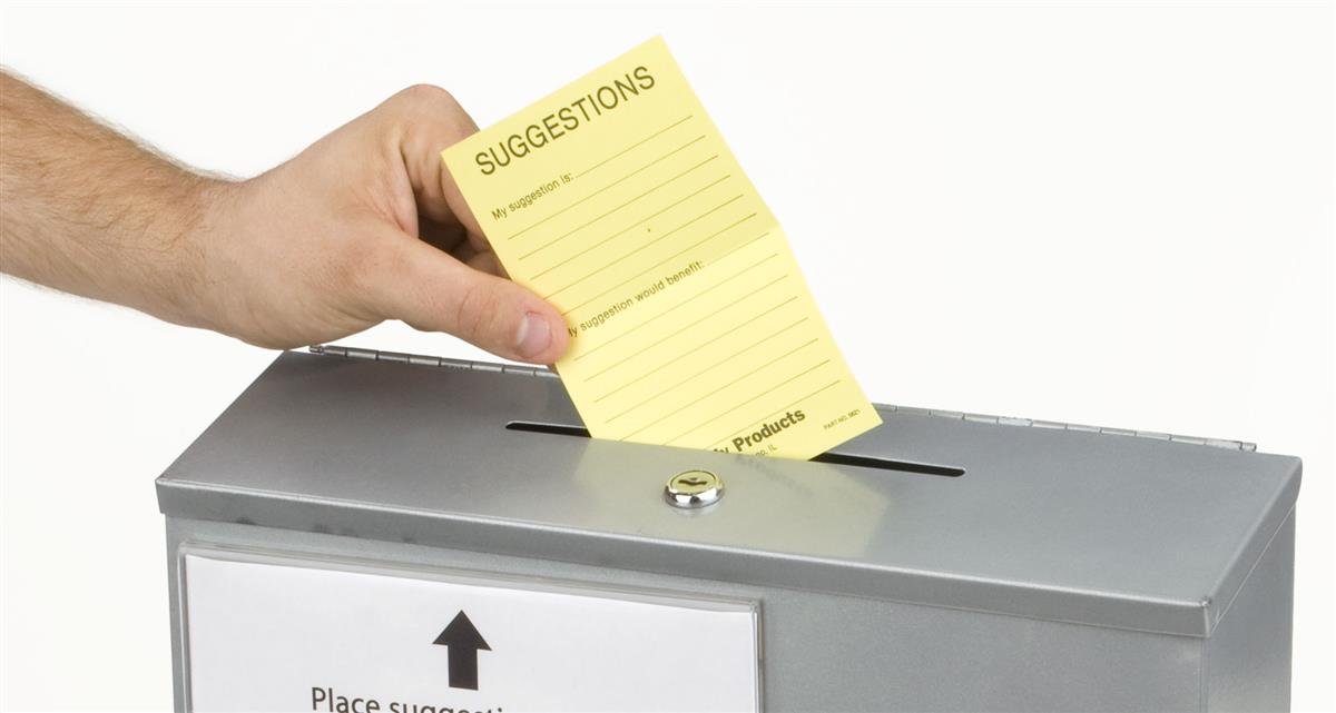 Amazon.com : Metal Comment or Ballot Box with Front Pocket and ...