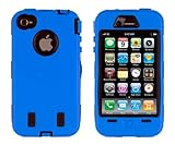 Body Armor for iPhone 4 / 4th Generation - Blue & Black