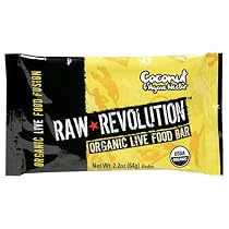 Raw Revolution Organic Live Food Bars, Coconut Agave Nectar, 2.2-Ounce Bars (Pack of 12)