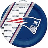 NFL New England Patriots Disposable Paper Plate (20-Pack)