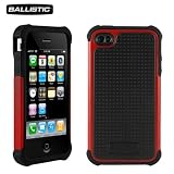 【iPhone4S対応】 高耐衝撃! 3層ハイブリット構造耐衝撃ケース Ballistic SG Series iPhone4/4S Red/Black バリスティックケース SG iPhone4 iPhone4S 対応 au SoftBank レッド/ブラック