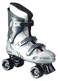 Toys : Junior Quad Inline Skates - Pheonix - Blue/Silver - Size 3