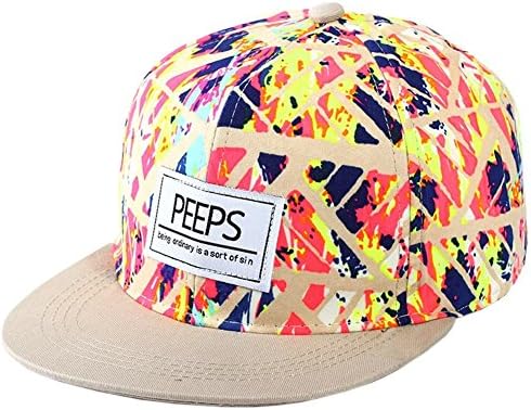 Laoen Fashion Floral Print Adjustable Casual Snapback Baseball Cap Hat