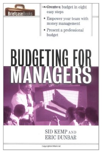 Budgeting for Managers