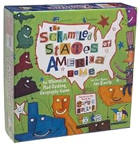 Scrambled States of America Game Card Game