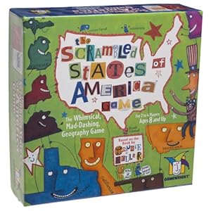 Scrambled States of America Game Card Game