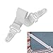 BQLZR Keep Snug Bed Sheet Elastic Grippers Mattress Bed Sheet Straps Holder Clips Fastener Plastic Clips Pack Of 16