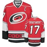BRINDAMOUR #17 Carolina Hurricanes RBK Premier NHL Hockey Jersey by Reebok (NHLPA Certified Custom Sewn Authentic Twill)