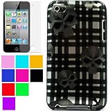 Fashion Design Cover for iPod touch 4th gen for New Ipod Touch 4th Generation with Camera Suitable for 8G 32G 64G + New Ipod Touch 4G Clear Screen Protector , Thatch Skull