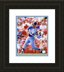 Kansas City Royals Framed George Brett Photo MLB Baseball