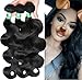Msbeauty 6A Brazilian Hair Body Wave 1 Bundles of 26 inch 100g Unprocessed Virgin Human Hair Weave Natural Color Tangle-free