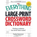 the everything large print crossword dictionary finding a solution has never been easier
