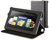 Kindle Fire Genuine Leather Cover by Marware, Charcoal (does not fit Kindle Fire HD)