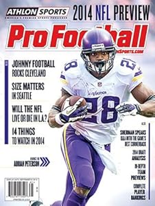2014 Athlon Sports NFL Pro Football Magazine Preview- Minnesota Vikings Cover