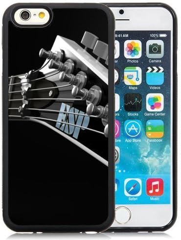 6 case,Unique Design Guitar Strings Esp Background Settings iPhone 6 4.7 inch TPU case cover
