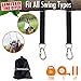 Tree Swing Hanging Straps Kit, Heavy Duty Holds 2200LBS 5FT Extra Long, with Safer Lock Snap Carabiners & Carry Pouch Bag
