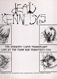 Dead Kennedys Ted Kennedy Liver Transplant Live At the Farm San Francisco 1985 Pressing of 500 on Martini Colored Vinyl with Red Pimento Center (LP Vinyl)