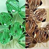 SwarovskiCrystalBicone53014mmCANTALOUPEBeads(48)