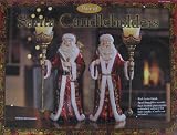 Pair of Santa Candle Holders